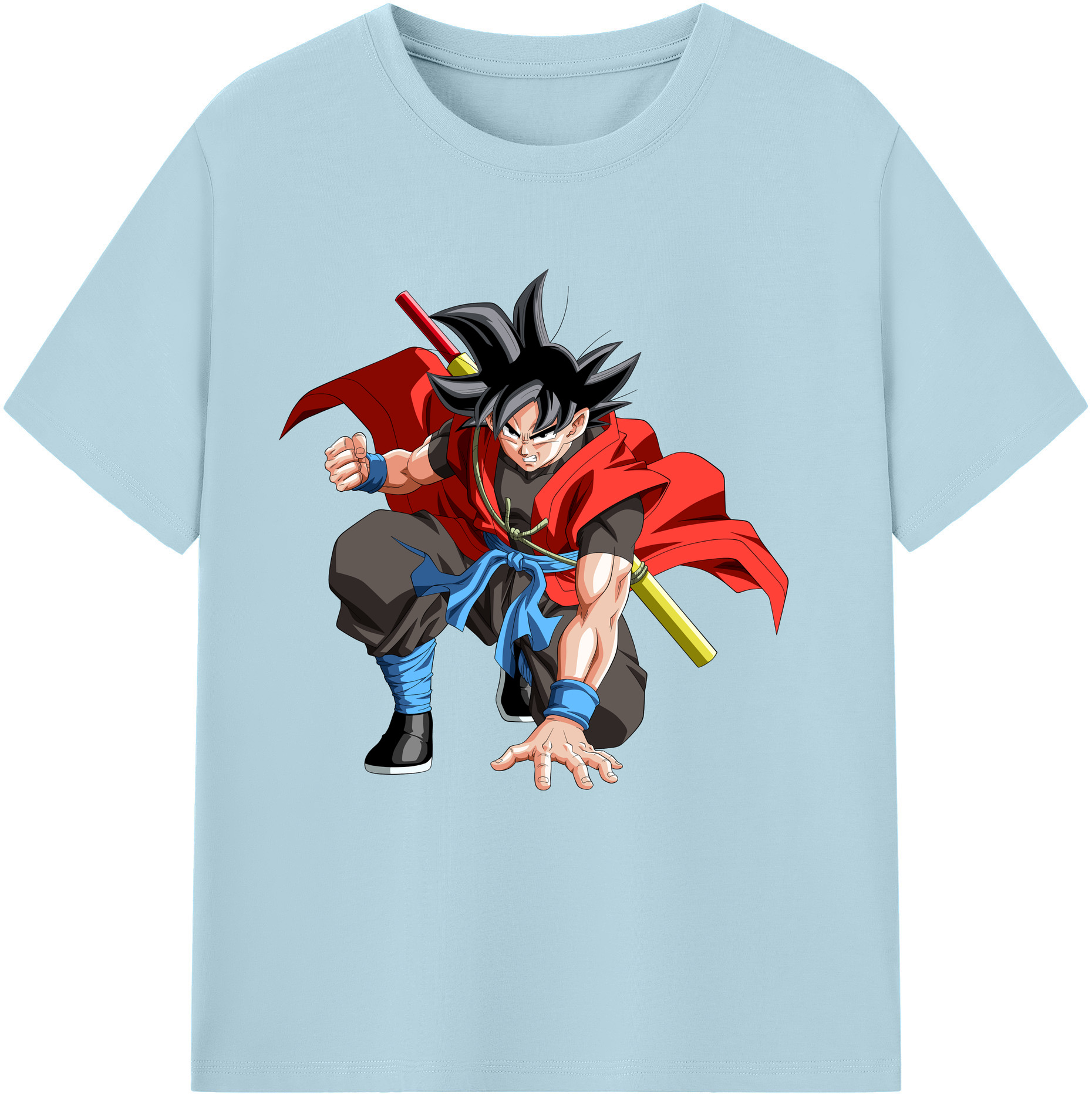 （画像用） ドラゴンボール 孫悟空（そん ごくう）Son Goku カカロット DRAGON BALL Kakarotto 綿100％半袖Tシャツ（フロントプリント）